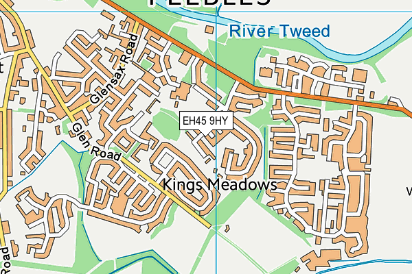 EH45 9HY map - OS VectorMap District (Ordnance Survey) EH45 9HY map - OS VectorMap District (Ordnance Survey)