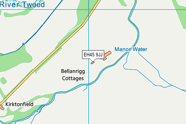 EH45 9JJ map - OS VectorMap District (Ordnance Survey) EH45 9JJ map - OS VectorMap District (Ordnance Survey)