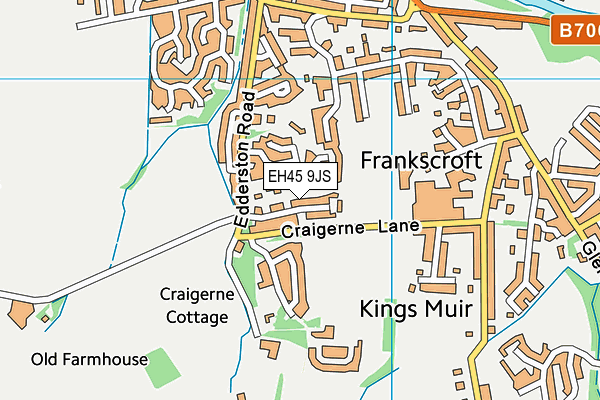 EH45 9JS map - OS VectorMap District (Ordnance Survey) EH45 9JS map - OS VectorMap District (Ordnance Survey)