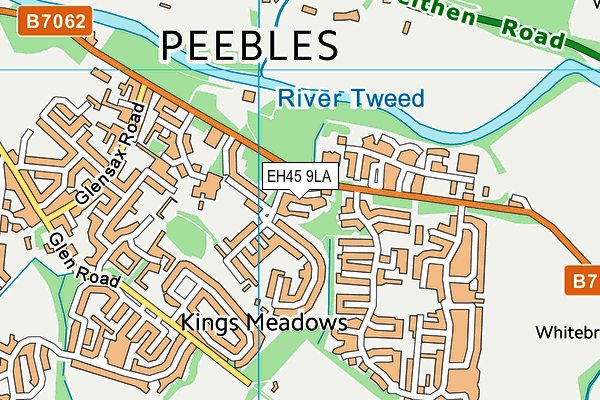 EH45 9LA map - OS VectorMap District (Ordnance Survey) EH45 9LA map - OS VectorMap District (Ordnance Survey)