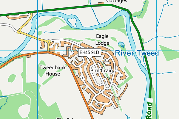 EH45 9LD map - OS VectorMap District (Ordnance Survey) EH45 9LD map - OS VectorMap District (Ordnance Survey)