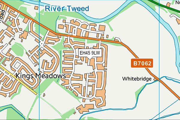 EH45 9LW map - OS VectorMap District (Ordnance Survey) EH45 9LW map - OS VectorMap District (Ordnance Survey)