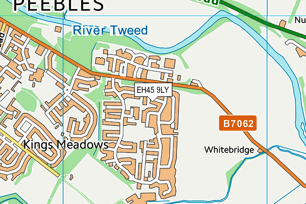 EH45 9LY map - OS VectorMap District (Ordnance Survey) EH45 9LY map - OS VectorMap District (Ordnance Survey)