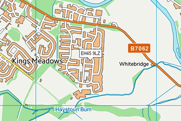 EH45 9LZ map - OS VectorMap District (Ordnance Survey) EH45 9LZ map - OS VectorMap District (Ordnance Survey)