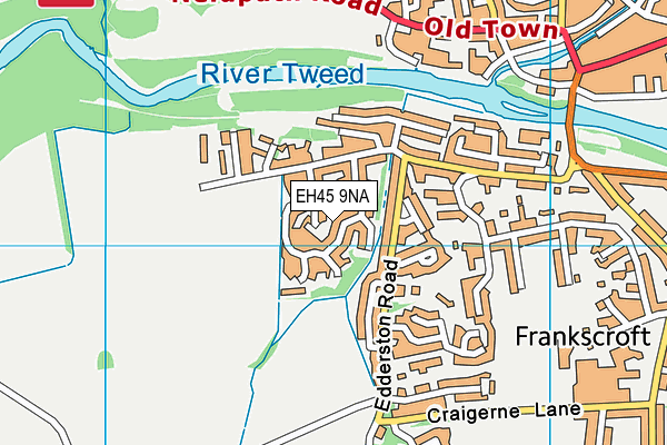 EH45 9NA map - OS VectorMap District (Ordnance Survey) EH45 9NA map - OS VectorMap District (Ordnance Survey)