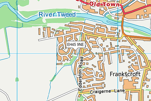 EH45 9NE map - OS VectorMap District (Ordnance Survey) EH45 9NE map - OS VectorMap District (Ordnance Survey)
