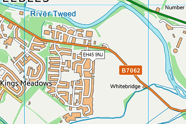 EH45 9NJ map - OS VectorMap District (Ordnance Survey) EH45 9NJ map - OS VectorMap District (Ordnance Survey)