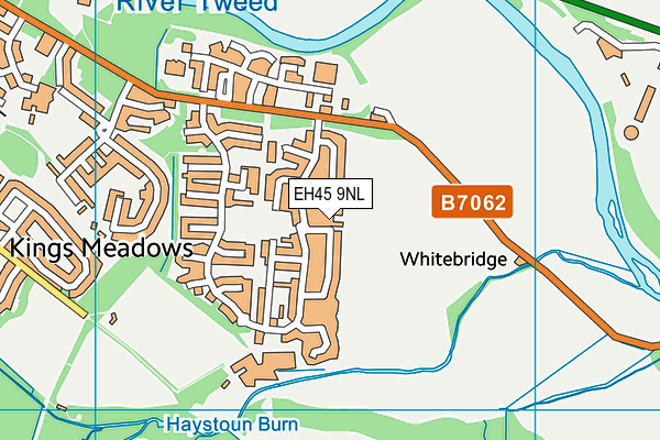 EH45 9NL map - OS VectorMap District (Ordnance Survey) EH45 9NL map - OS VectorMap District (Ordnance Survey)