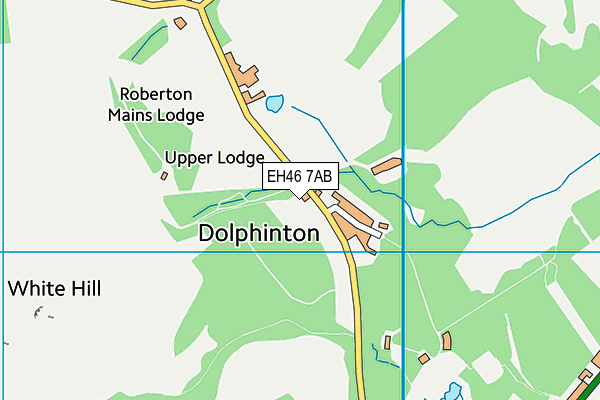 EH46 7AB map - OS VectorMap District (Ordnance Survey) EH46 7AB map - OS VectorMap District (Ordnance Survey)