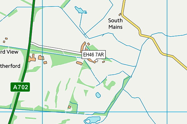 EH46 7AR map - OS VectorMap District (Ordnance Survey) EH46 7AR map - OS VectorMap District (Ordnance Survey)
