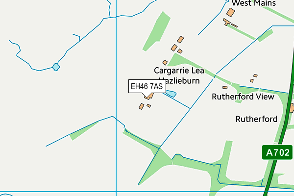 EH46 7AS map - OS VectorMap District (Ordnance Survey) EH46 7AS map - OS VectorMap District (Ordnance Survey)