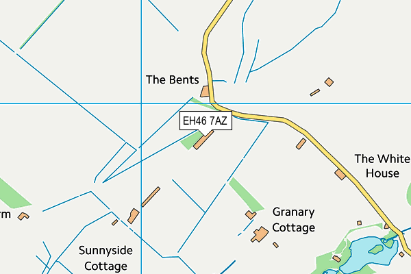 EH46 7AZ map - OS VectorMap District (Ordnance Survey) EH46 7AZ map - OS VectorMap District (Ordnance Survey)