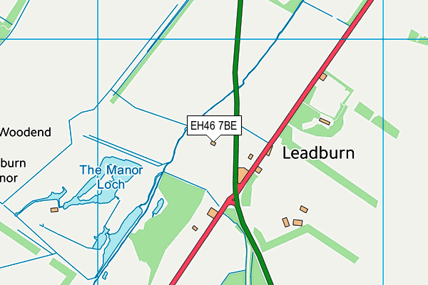 EH46 7BE map - OS VectorMap District (Ordnance Survey) EH46 7BE map - OS VectorMap District (Ordnance Survey)