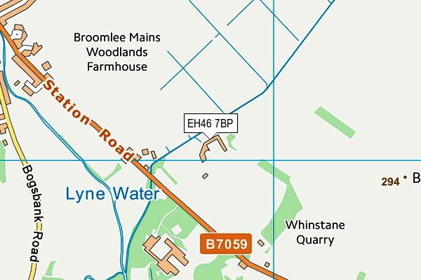 EH46 7BP map - OS VectorMap District (Ordnance Survey) EH46 7BP map - OS VectorMap District (Ordnance Survey)