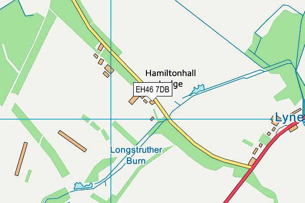 EH46 7DB map - OS VectorMap District (Ordnance Survey) EH46 7DB map - OS VectorMap District (Ordnance Survey)