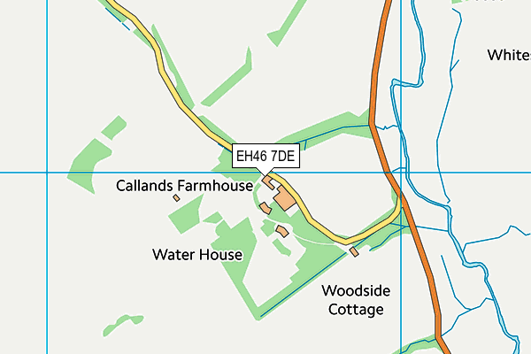 EH46 7DE map - OS VectorMap District (Ordnance Survey) EH46 7DE map - OS VectorMap District (Ordnance Survey)