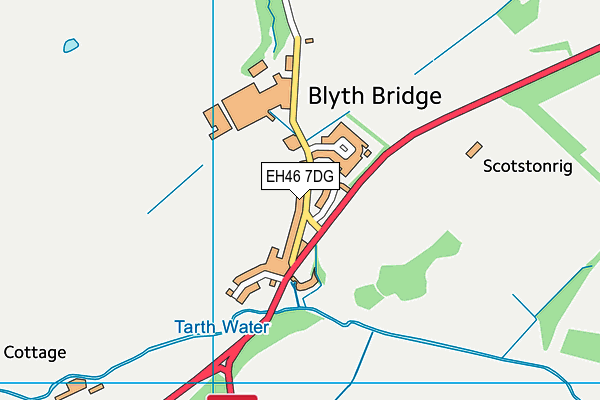 EH46 7DG map - OS VectorMap District (Ordnance Survey)