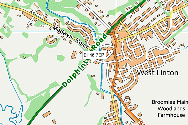 EH46 7EP map - OS VectorMap District (Ordnance Survey) EH46 7EP map - OS VectorMap District (Ordnance Survey)
