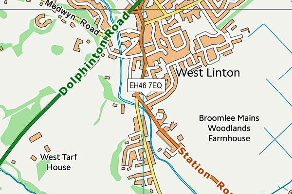 EH46 7EQ map - OS VectorMap District (Ordnance Survey) EH46 7EQ map - OS VectorMap District (Ordnance Survey)