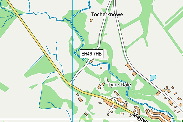 EH46 7HB map - OS VectorMap District (Ordnance Survey) EH46 7HB map - OS VectorMap District (Ordnance Survey)