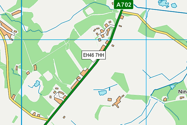 EH46 7HH map - OS VectorMap District (Ordnance Survey) EH46 7HH map - OS VectorMap District (Ordnance Survey)