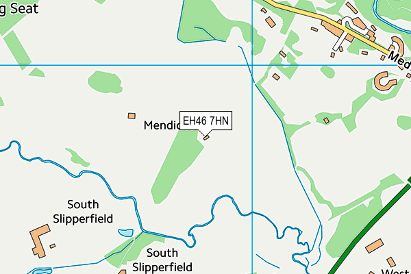 EH46 7HN map - OS VectorMap District (Ordnance Survey) EH46 7HN map - OS VectorMap District (Ordnance Survey)