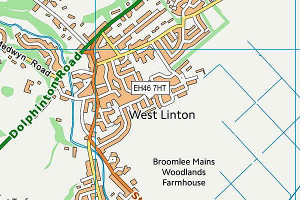 EH46 7HT map - OS VectorMap District (Ordnance Survey) EH46 7HT map - OS VectorMap District (Ordnance Survey)