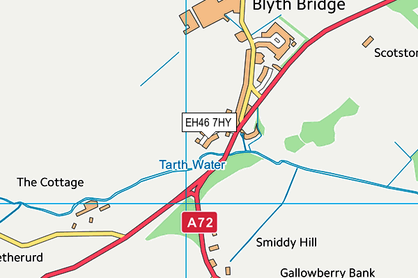 EH46 7HY map - OS VectorMap District (Ordnance Survey) EH46 7HY map - OS VectorMap District (Ordnance Survey)