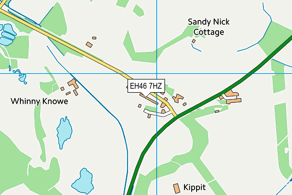 EH46 7HZ map - OS VectorMap District (Ordnance Survey) EH46 7HZ map - OS VectorMap District (Ordnance Survey)