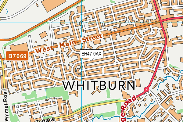 EH47 0AX map - OS VectorMap District (Ordnance Survey) EH47 0AX map - OS VectorMap District (Ordnance Survey)