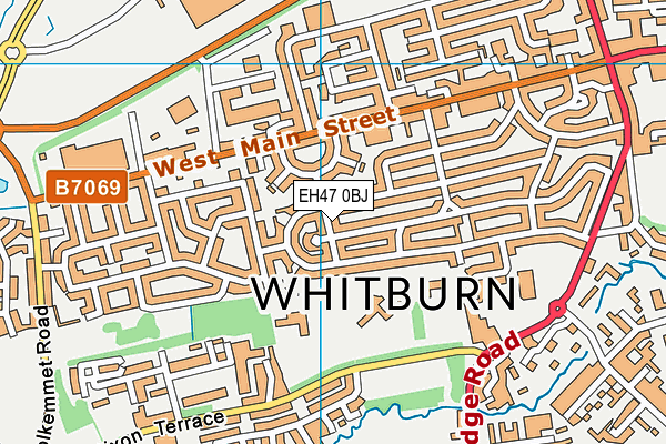 EH47 0BJ map - OS VectorMap District (Ordnance Survey)