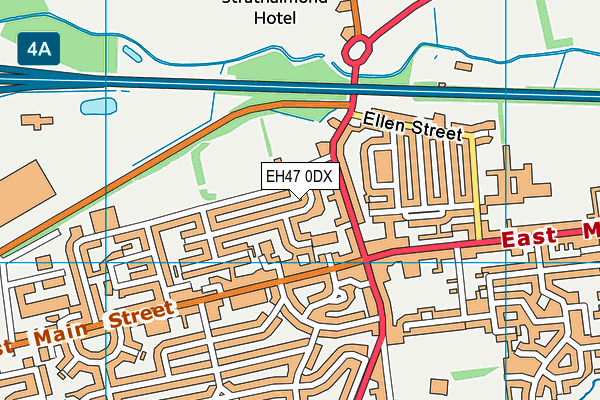 EH47 0DX map - OS VectorMap District (Ordnance Survey) EH47 0DX map - OS VectorMap District (Ordnance Survey)
