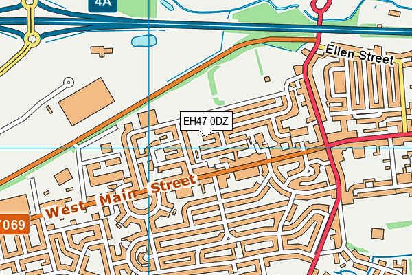 EH47 0DZ map - OS VectorMap District (Ordnance Survey) EH47 0DZ map - OS VectorMap District (Ordnance Survey)