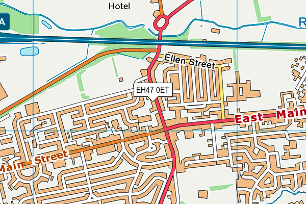 EH47 0ET map - OS VectorMap District (Ordnance Survey) EH47 0ET map - OS VectorMap District (Ordnance Survey)