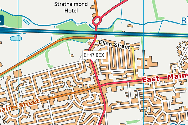 EH47 0EX map - OS VectorMap District (Ordnance Survey) EH47 0EX map - OS VectorMap District (Ordnance Survey)