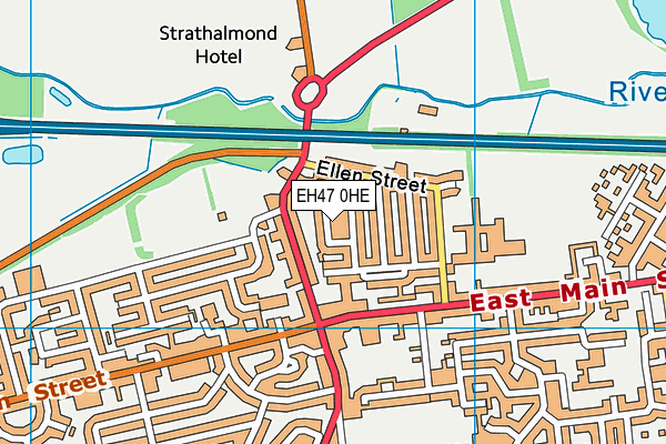 EH47 0HE map - OS VectorMap District (Ordnance Survey) EH47 0HE map - OS VectorMap District (Ordnance Survey)
