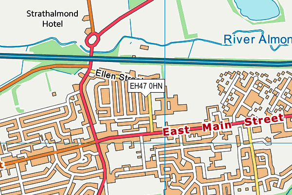 EH47 0HN map - OS VectorMap District (Ordnance Survey) EH47 0HN map - OS VectorMap District (Ordnance Survey)