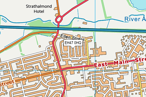EH47 0HQ map - OS VectorMap District (Ordnance Survey) EH47 0HQ map - OS VectorMap District (Ordnance Survey)