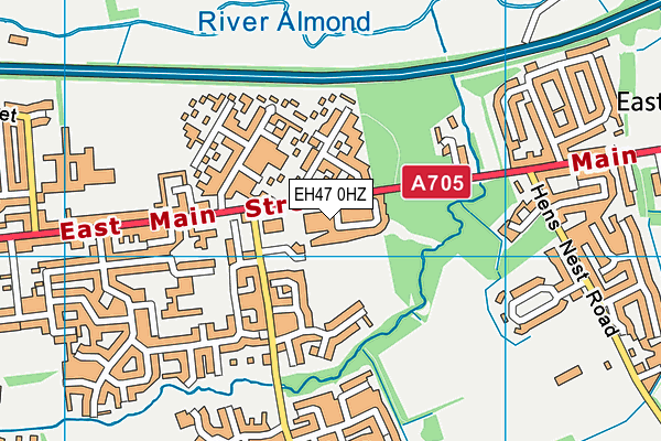 EH47 0HZ map - OS VectorMap District (Ordnance Survey) EH47 0HZ map - OS VectorMap District (Ordnance Survey)