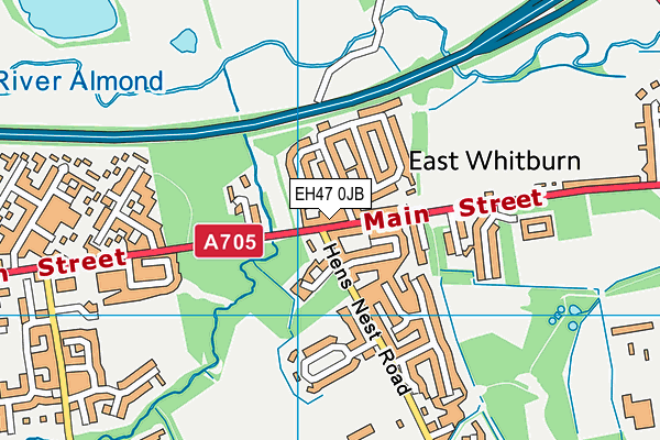 EH47 0JB map - OS VectorMap District (Ordnance Survey) EH47 0JB map - OS VectorMap District (Ordnance Survey)