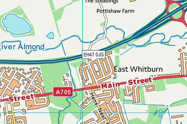 EH47 0JG map - OS VectorMap District (Ordnance Survey) EH47 0JG map - OS VectorMap District (Ordnance Survey)