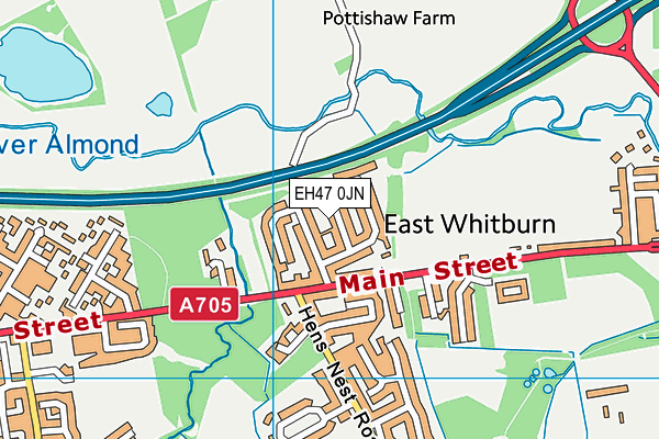EH47 0JN map - OS VectorMap District (Ordnance Survey) EH47 0JN map - OS VectorMap District (Ordnance Survey)