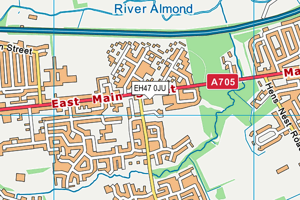 EH47 0JU map - OS VectorMap District (Ordnance Survey) EH47 0JU map - OS VectorMap District (Ordnance Survey)