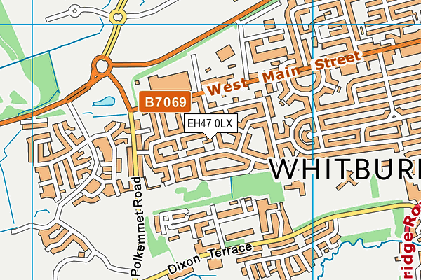 EH47 0LX map - OS VectorMap District (Ordnance Survey) EH47 0LX map - OS VectorMap District (Ordnance Survey)