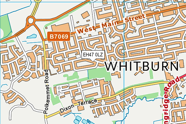 EH47 0LZ map - OS VectorMap District (Ordnance Survey) EH47 0LZ map - OS VectorMap District (Ordnance Survey)