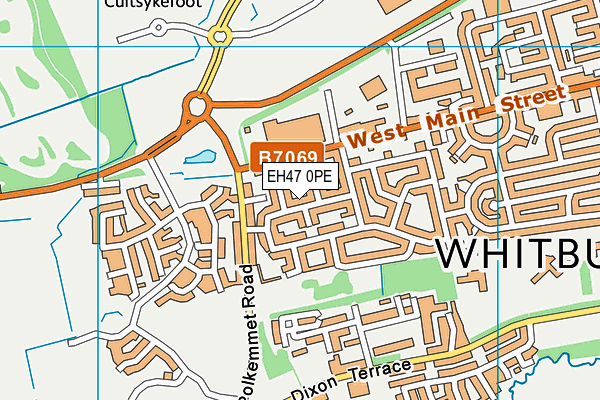 EH47 0PE map - OS VectorMap District (Ordnance Survey) EH47 0PE map - OS VectorMap District (Ordnance Survey)
