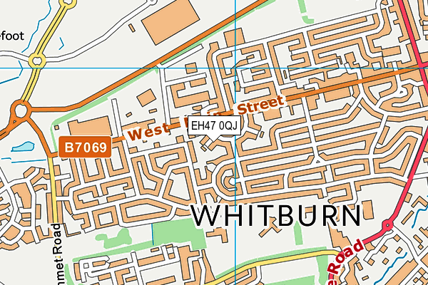 EH47 0QJ map - OS VectorMap District (Ordnance Survey) EH47 0QJ map - OS VectorMap District (Ordnance Survey)