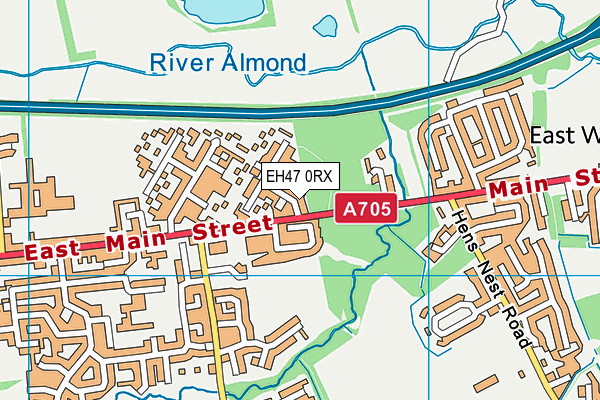 EH47 0RX map - OS VectorMap District (Ordnance Survey) EH47 0RX map - OS VectorMap District (Ordnance Survey)