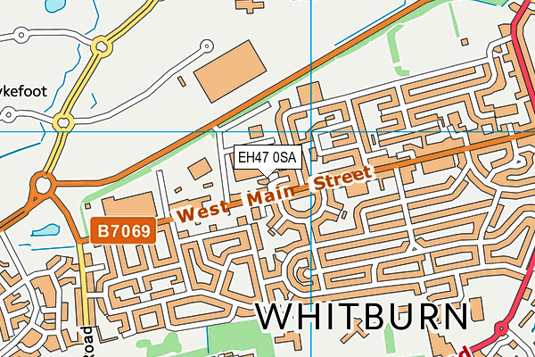 EH47 0SA map - OS VectorMap District (Ordnance Survey) EH47 0SA map - OS VectorMap District (Ordnance Survey)