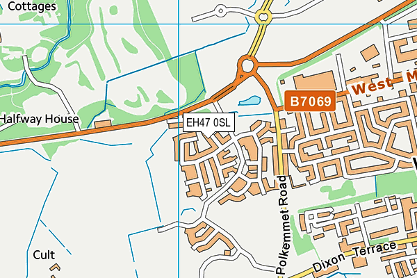 EH47 0SL map - OS VectorMap District (Ordnance Survey) EH47 0SL map - OS VectorMap District (Ordnance Survey)